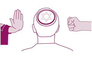 Piktogramm: Antisemitismus